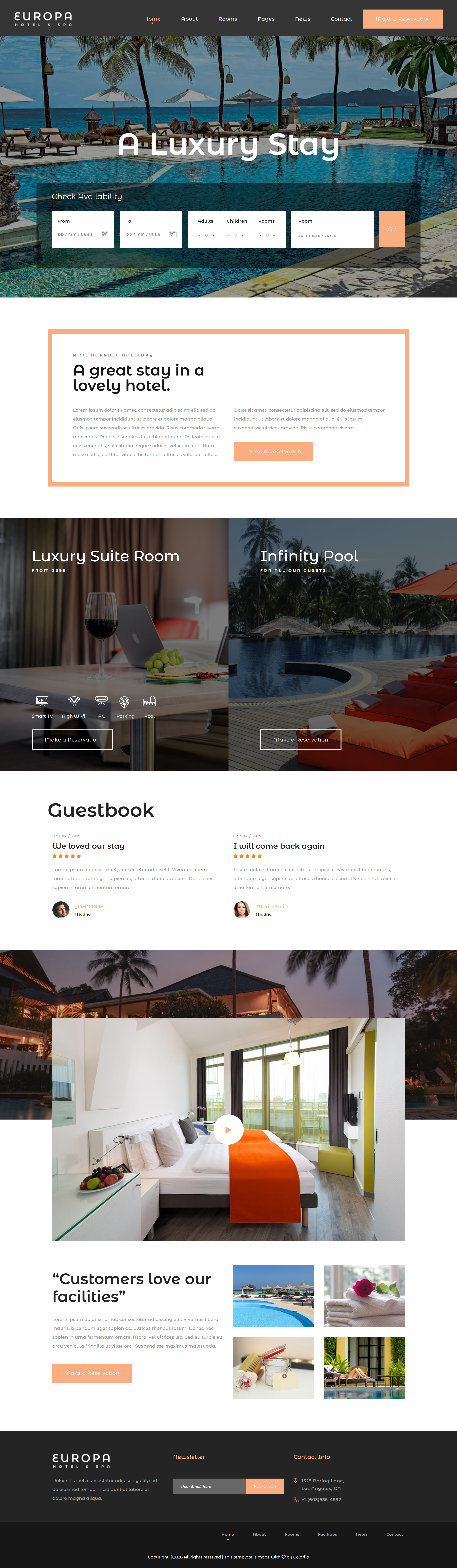Guest Hotel Website